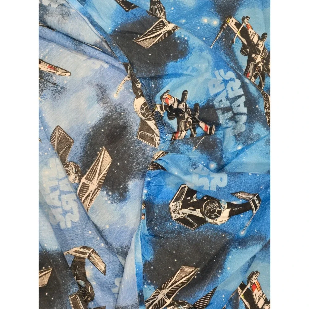 Vintage Star Wars Millennium Falcon X-Wing Twin 2 Piece Sheet Set Lucas Film Ltd